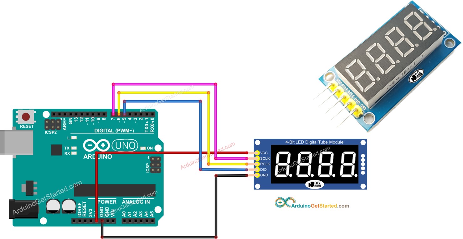 Arduino màn hình 7 đoạn
