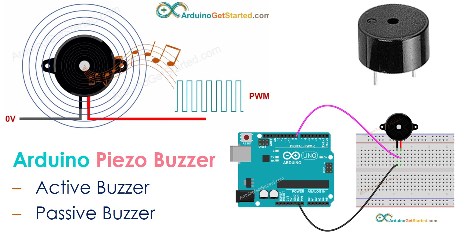 Arduino còi piezo