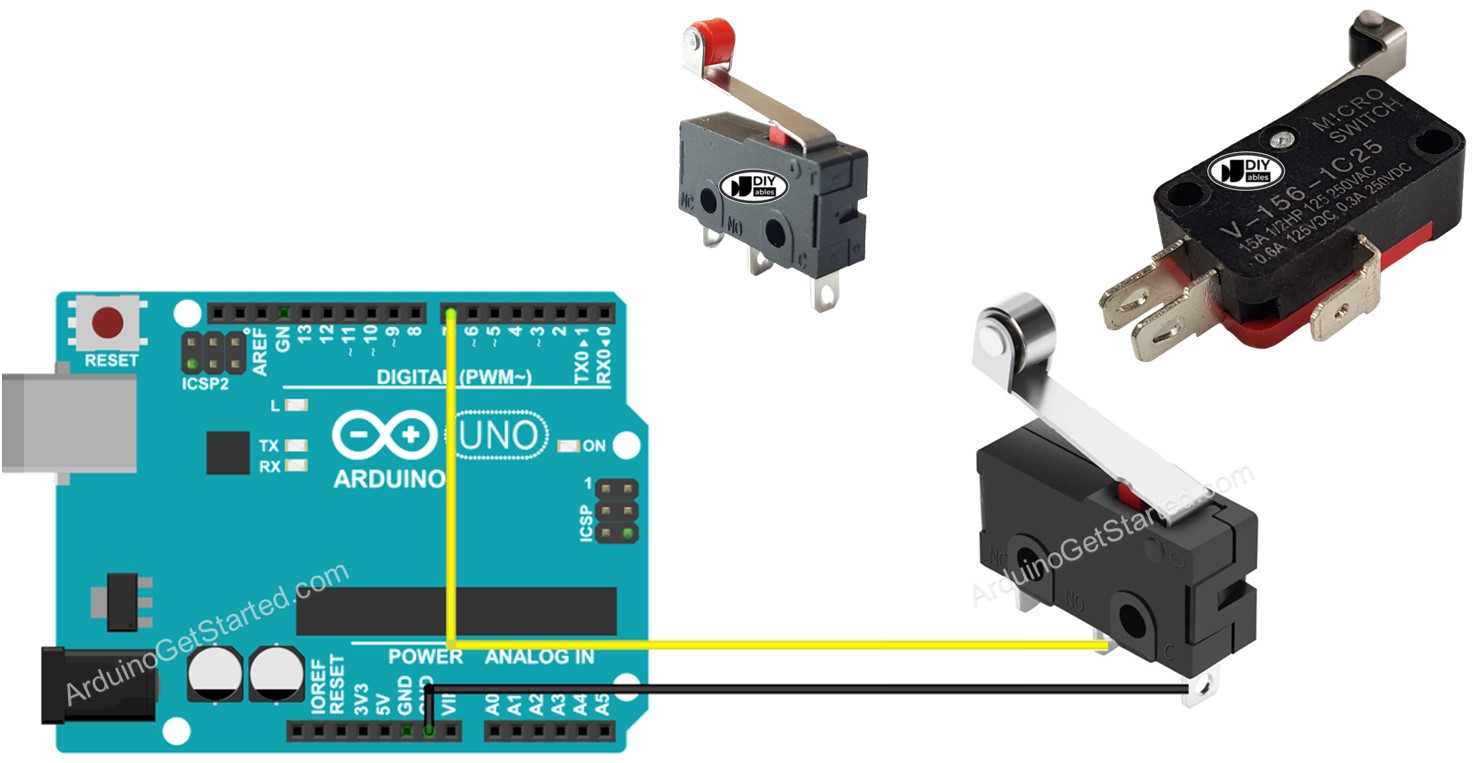 Arduino với công tắc hành trình