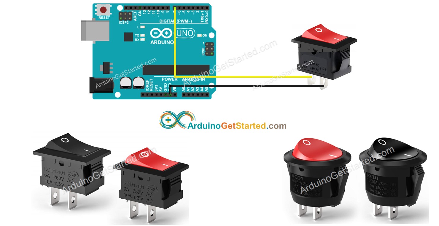 công tắc bật/tắt Arduino