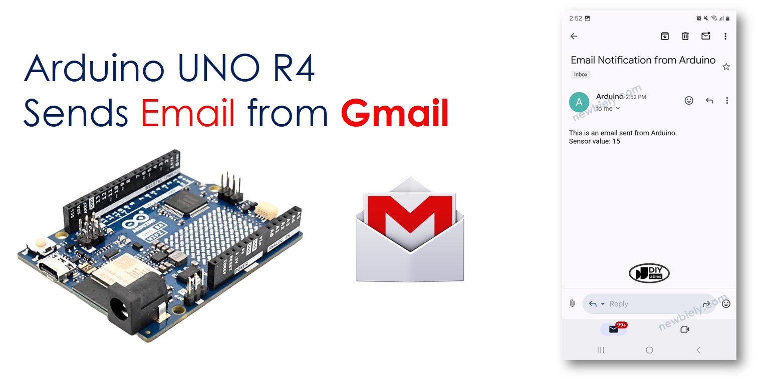Arduino UNO R4 email