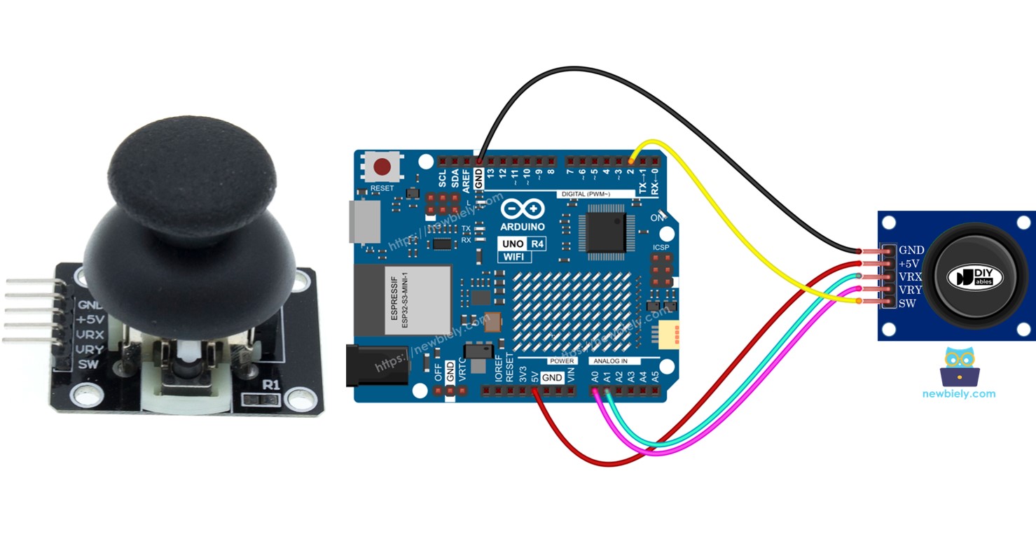 Arduino UNO R4 joystick