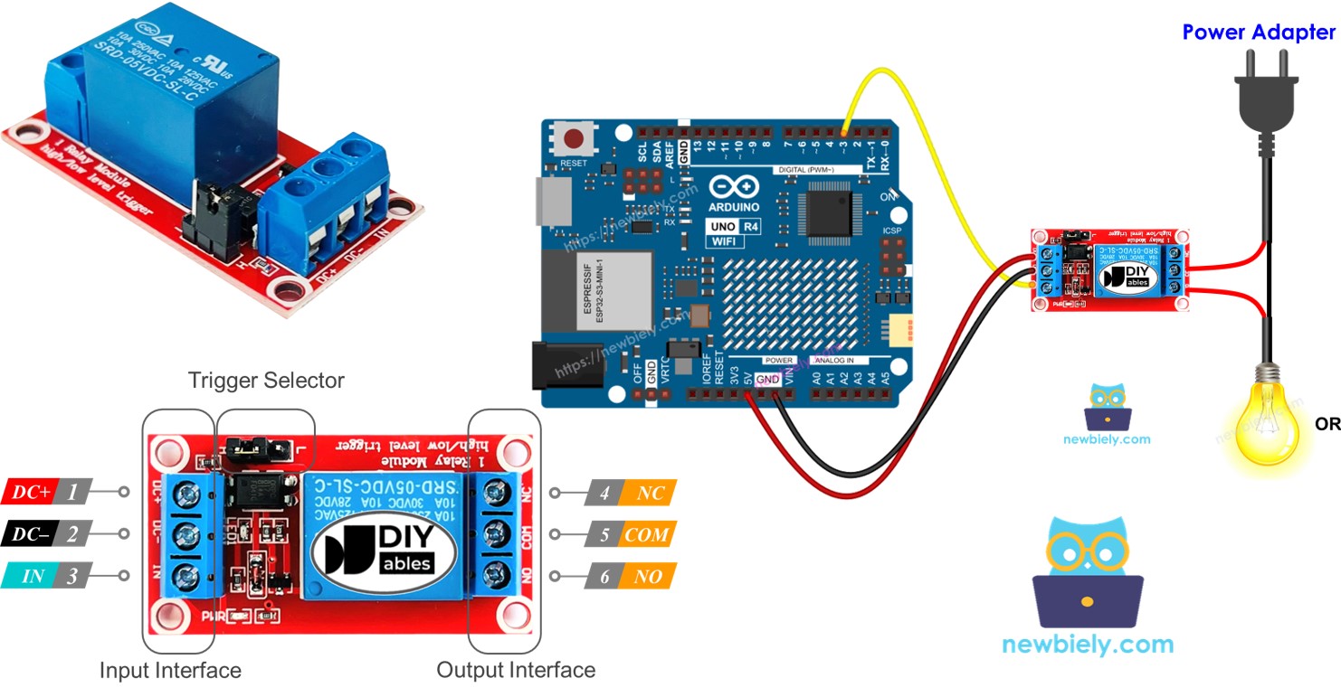 Arduino UNO R4 rơ le