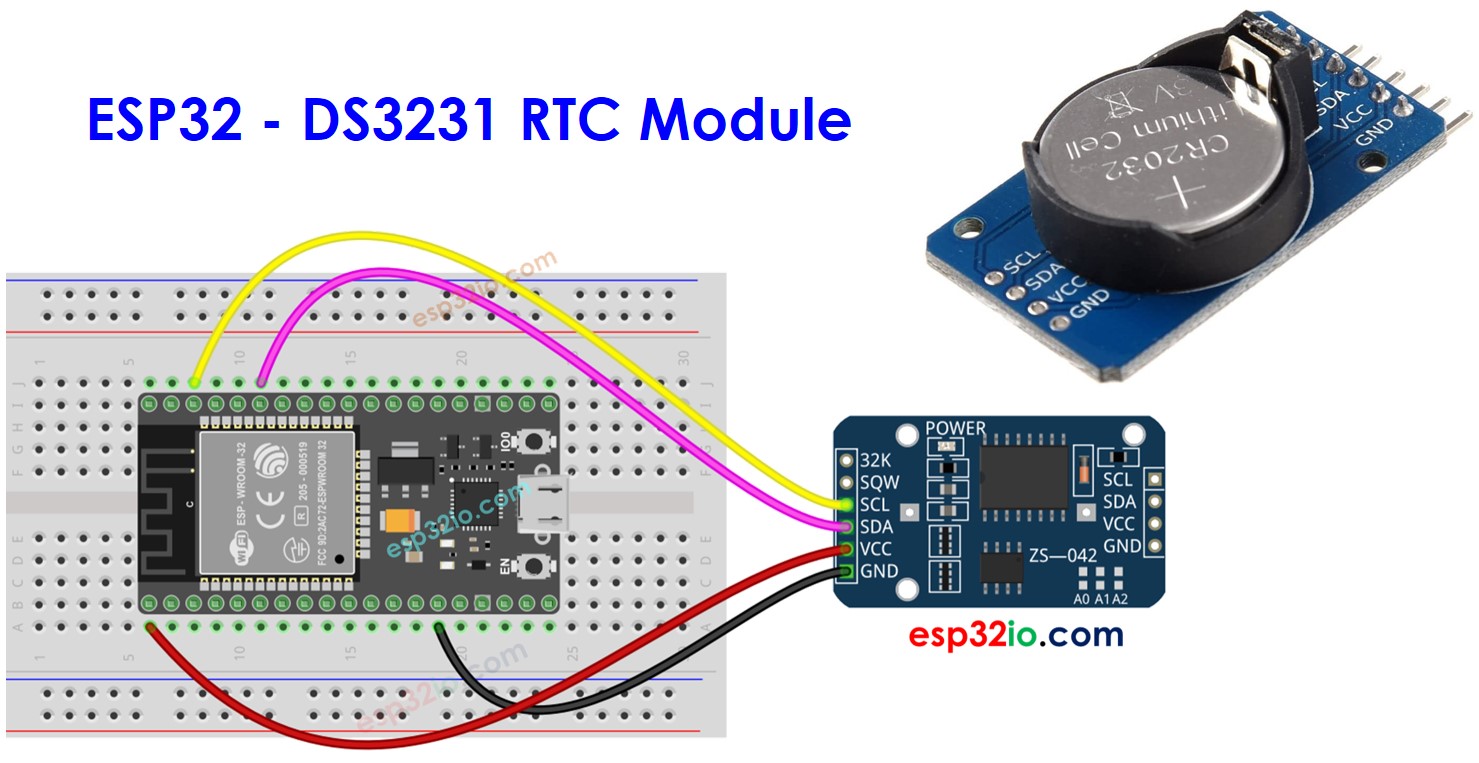 ESP32 đồng hồ thời gian thực