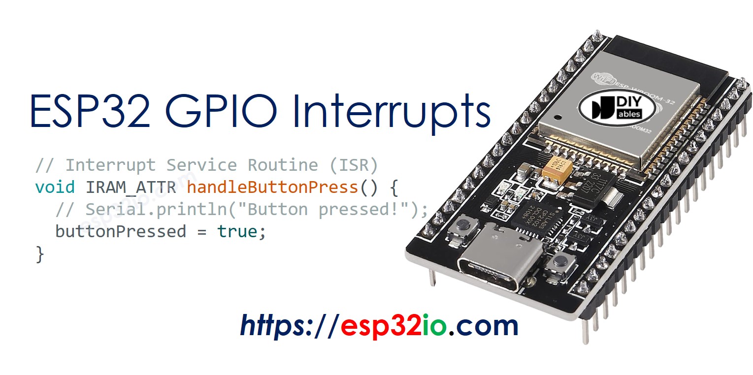 ESP32 gpio interrupt