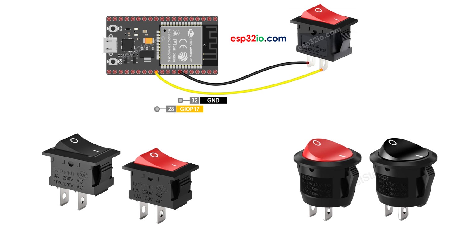 ESP32 on/off switch