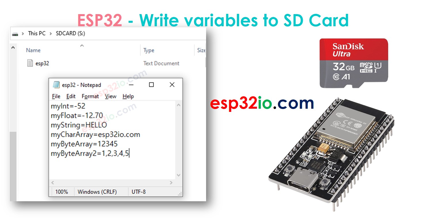 ESP32 micro thẻ SD