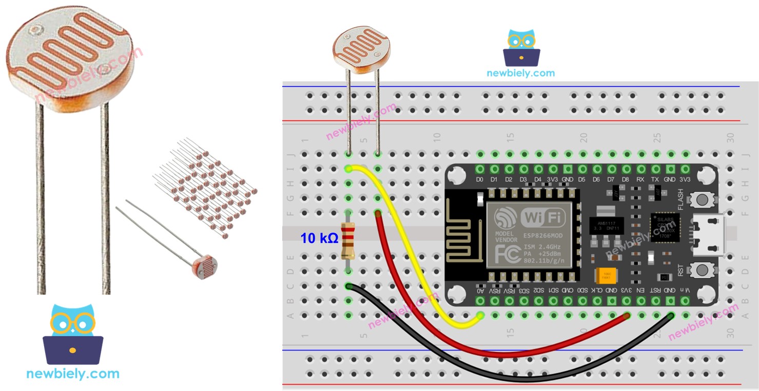 ESP8266 cảm biến ánh sáng