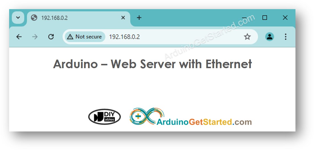 máy chủ web Ethernet Arduino