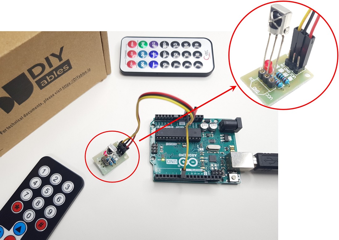 bộ thu ir từ xa cho Arduino