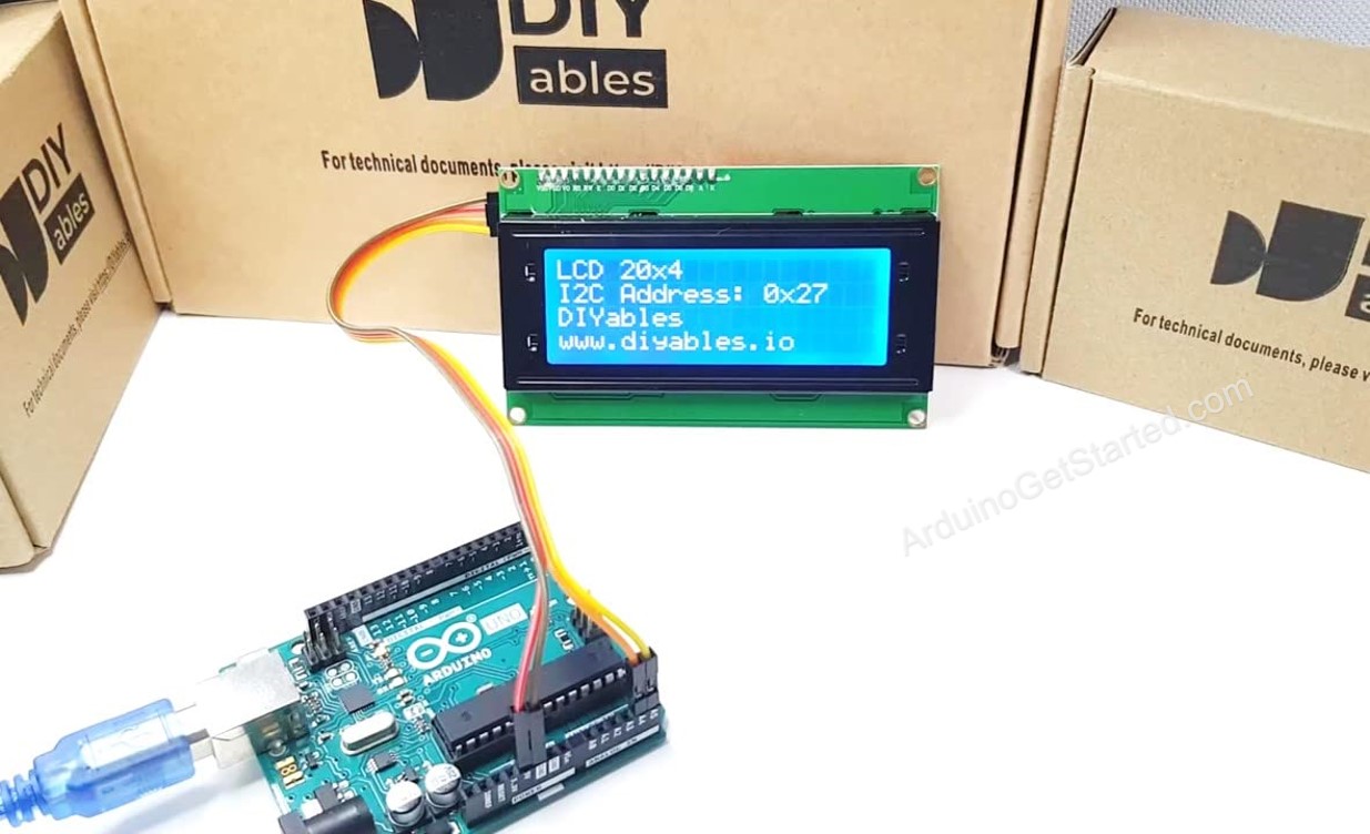 hiển thị văn bản trên lcd bằng Arduino