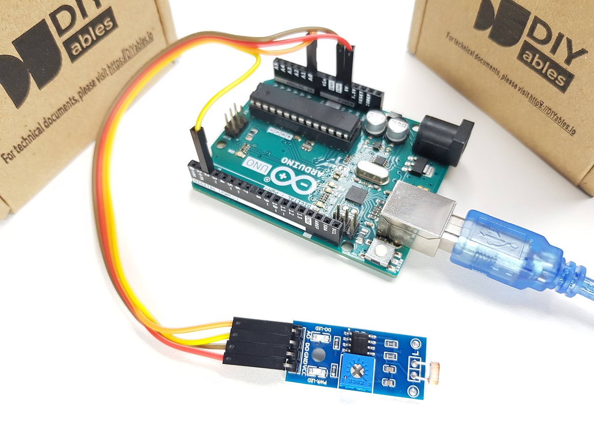 kết nối module cảm biến ánh sáng ldr Arduino