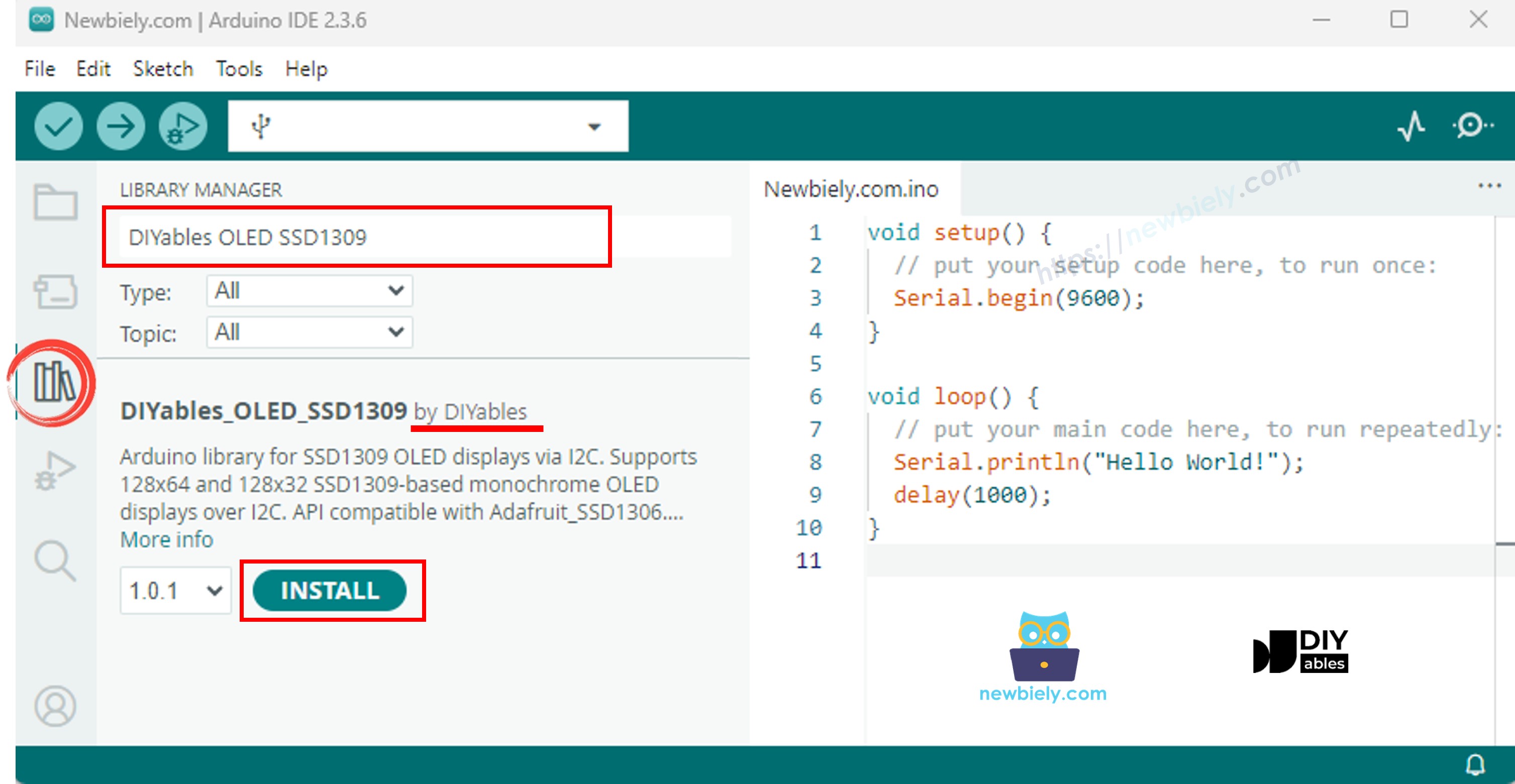thư viện oLED ssd1309 cho Arduino