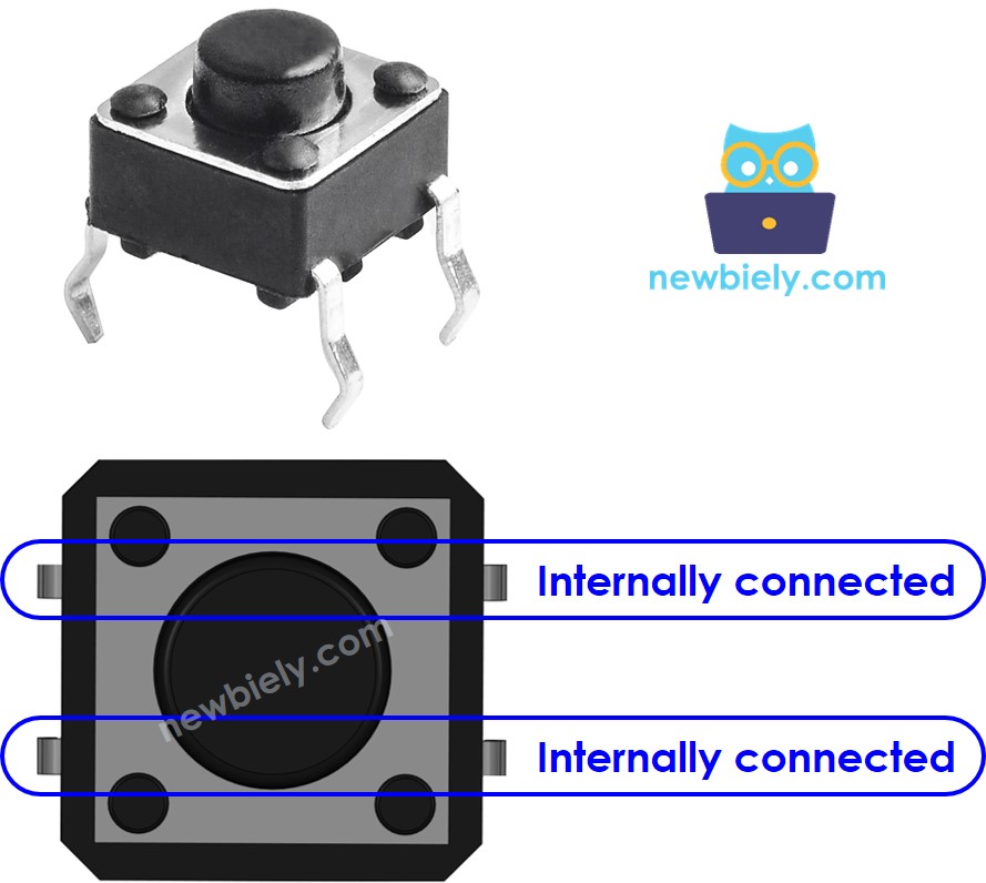 nút nhấn sơ đồ chân