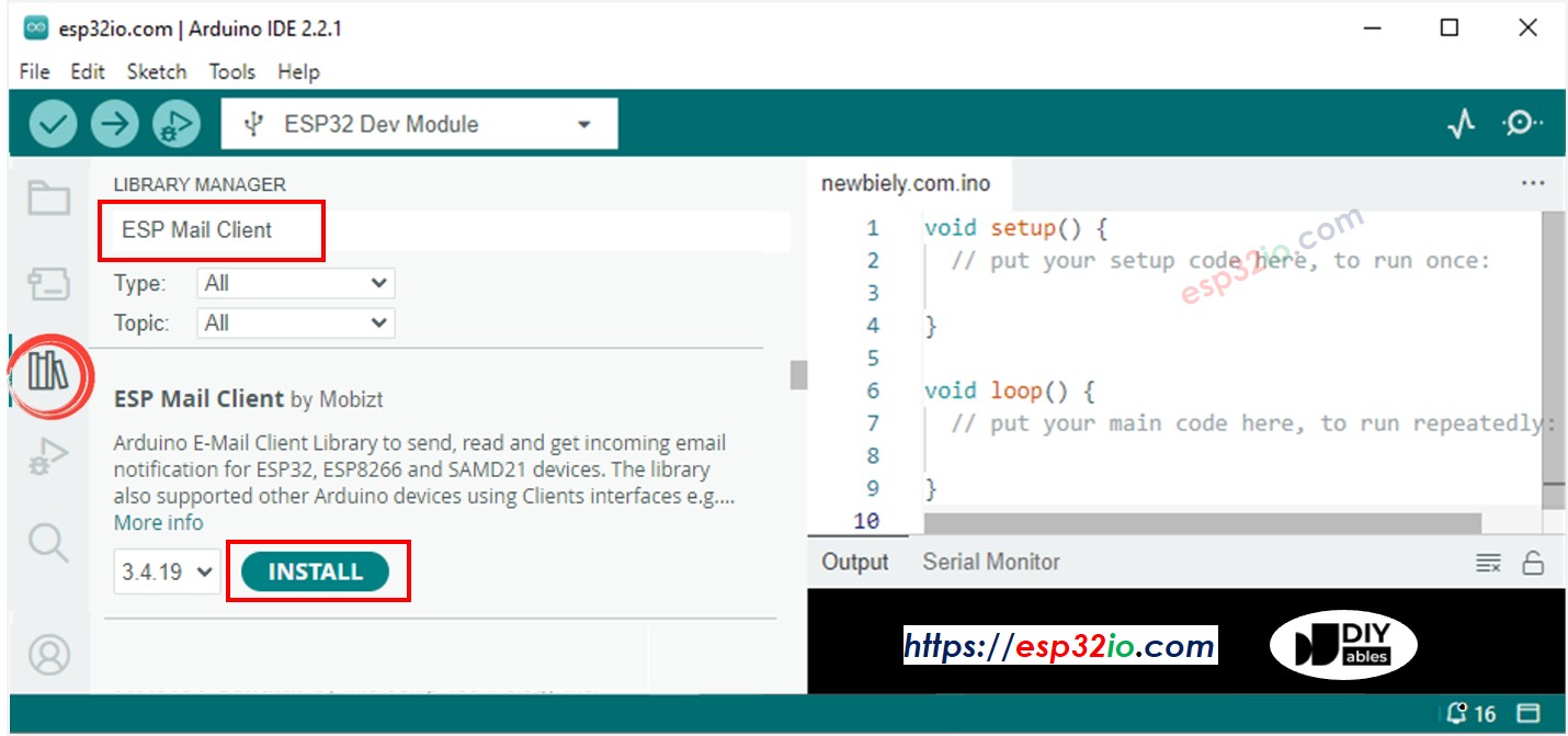 ESP32 esp mail client thư viện