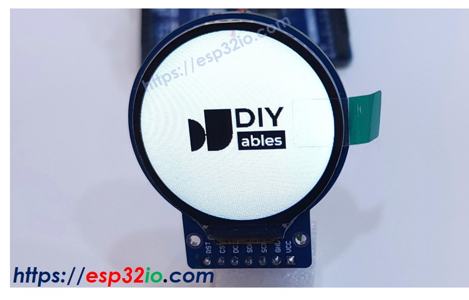 ESP32 round circular tft lcd màn hình screen màn hình image from thẻ SD