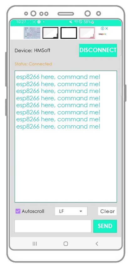 Ứng dụng giám sát serial Bluetooth