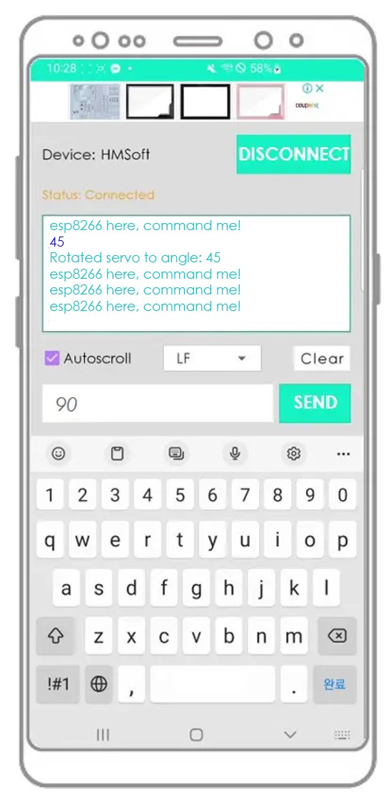 Ứng dụng giám sát serial Bluetooth
