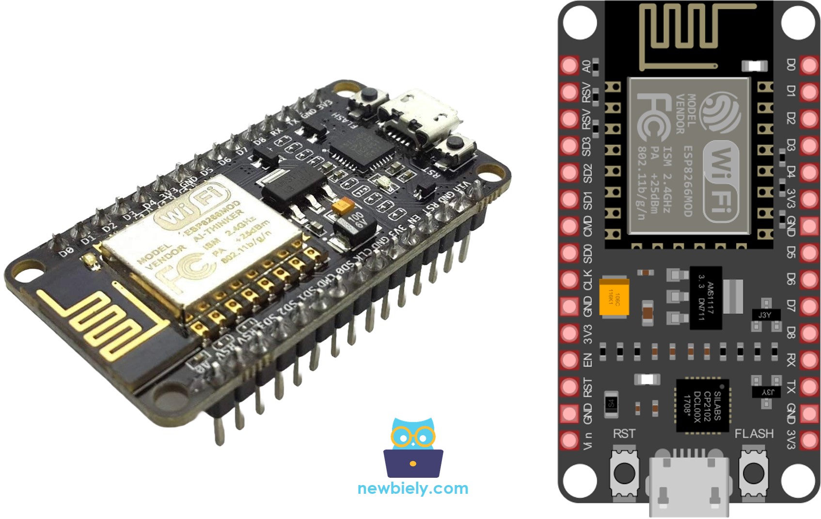 bảng phát triển ESP8266 NodeMCU nodemcu