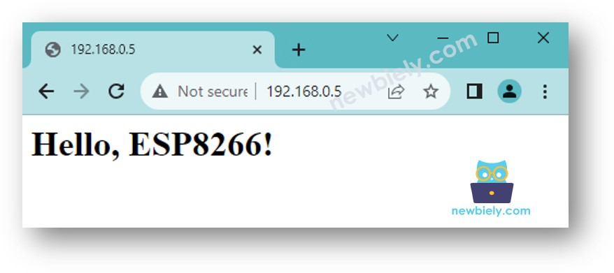 máy chủ web ESP8266 NodeMCU