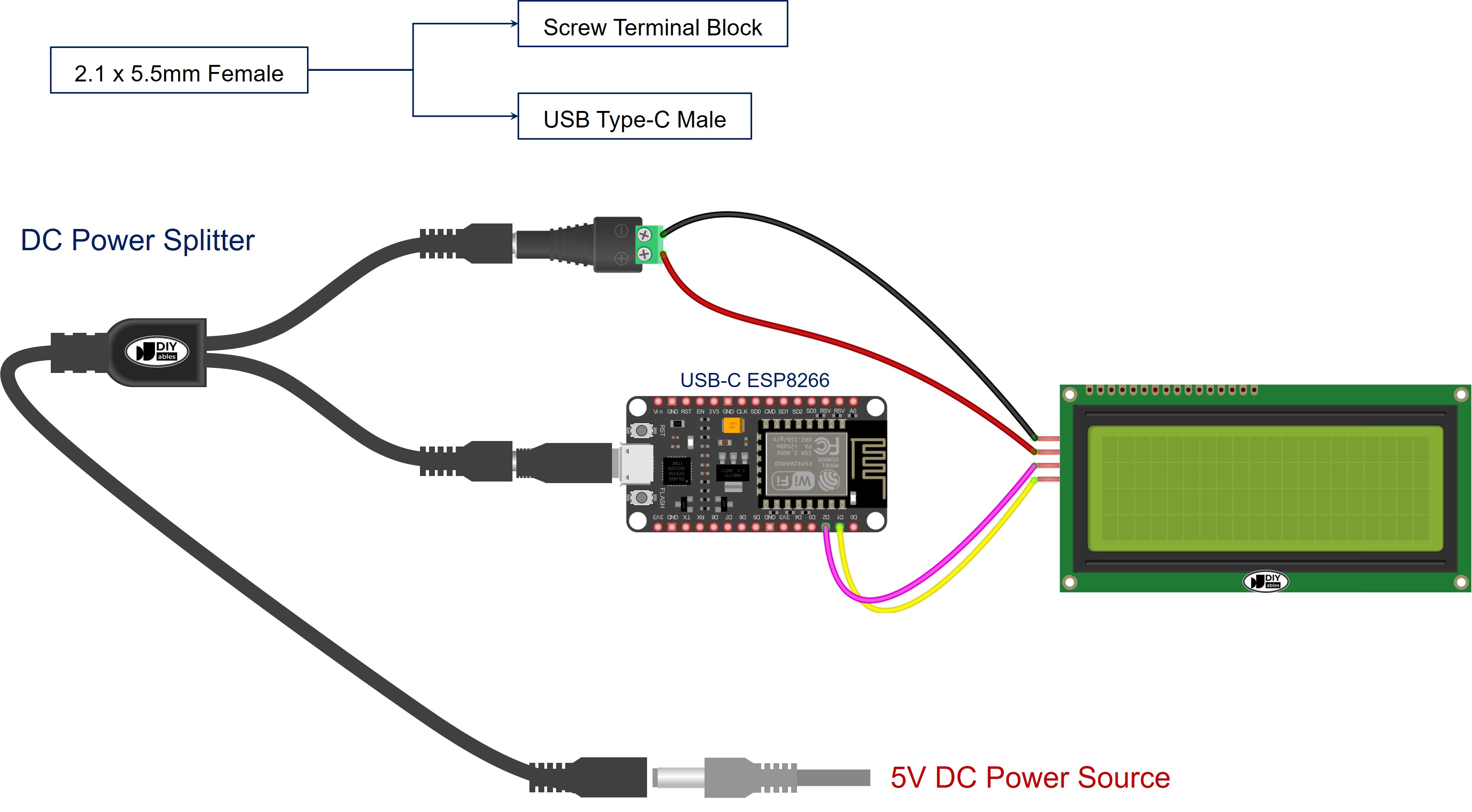 cách cấp nguồn cho ESP8266 NodeMCU