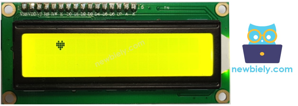 ký tự lcd tùy chỉnh