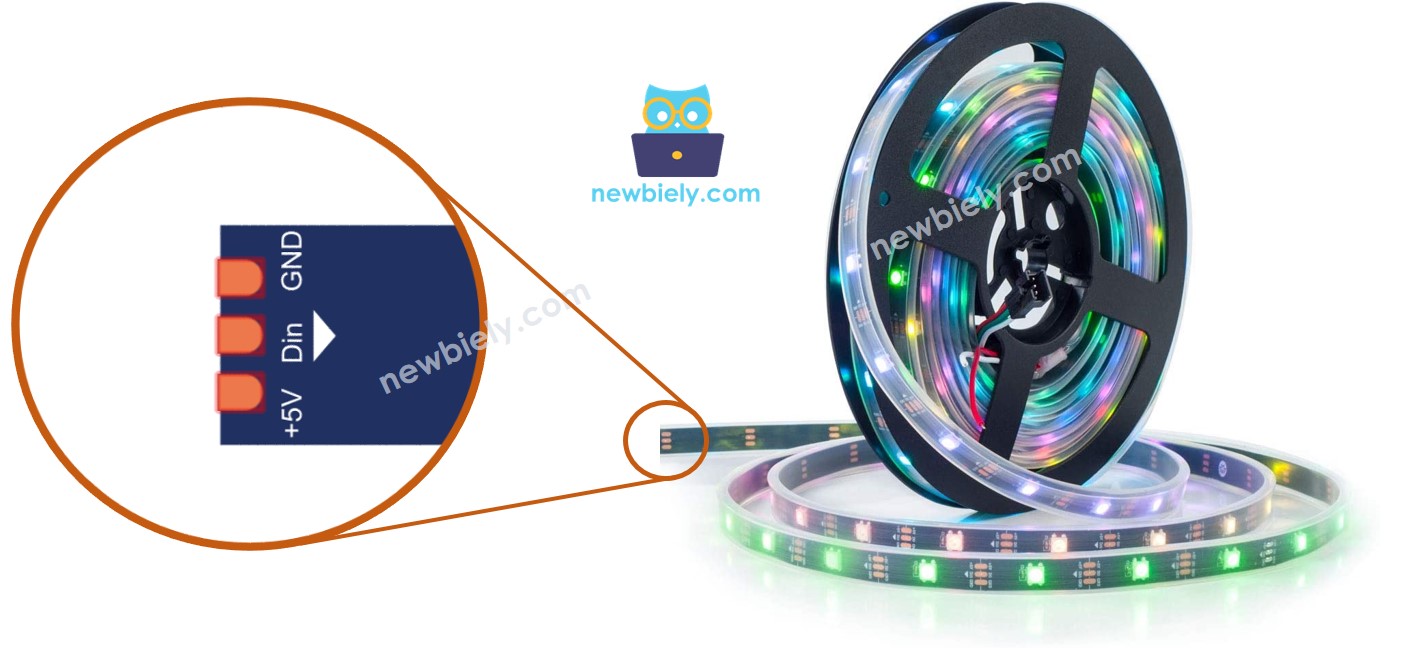 neopixel sơ đồ chân