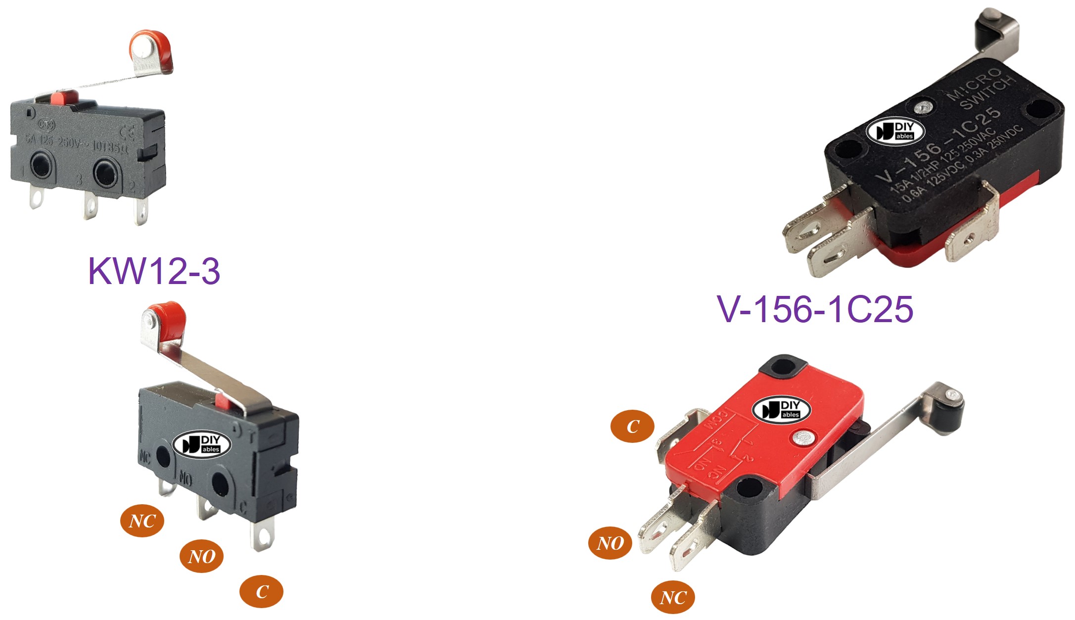 limit switch sơ đồ chân