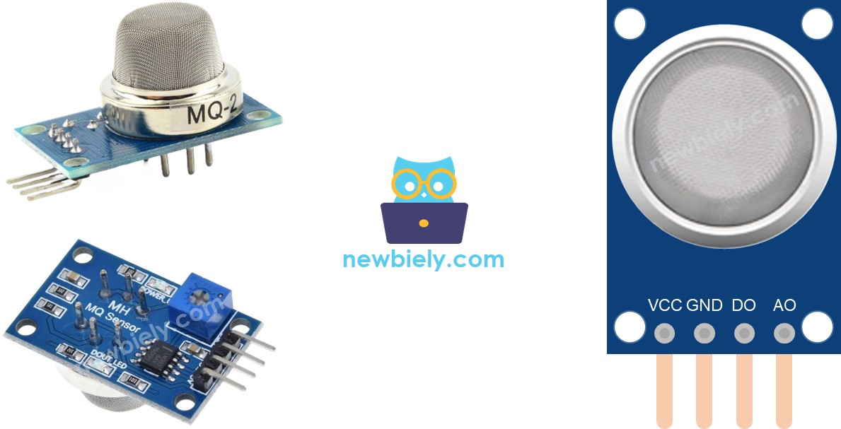 cấu hình chân cảm biến khí mq-2