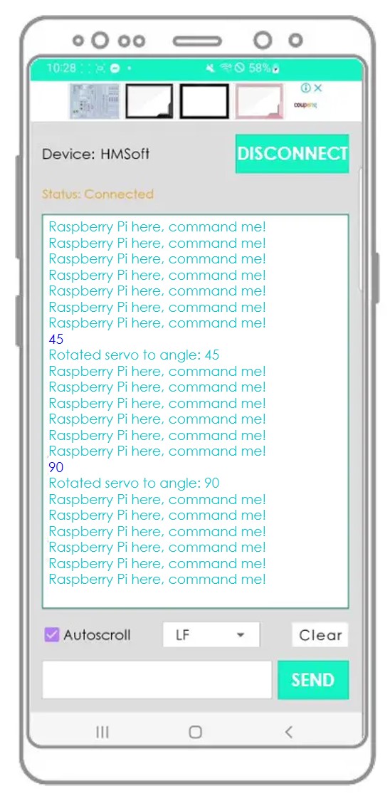 Bluetooth serial monitor app