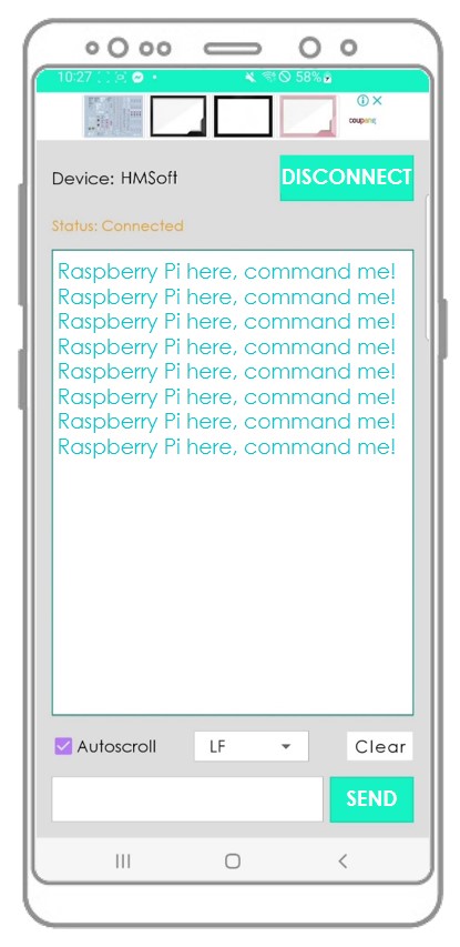 Bluetooth serial monitor app