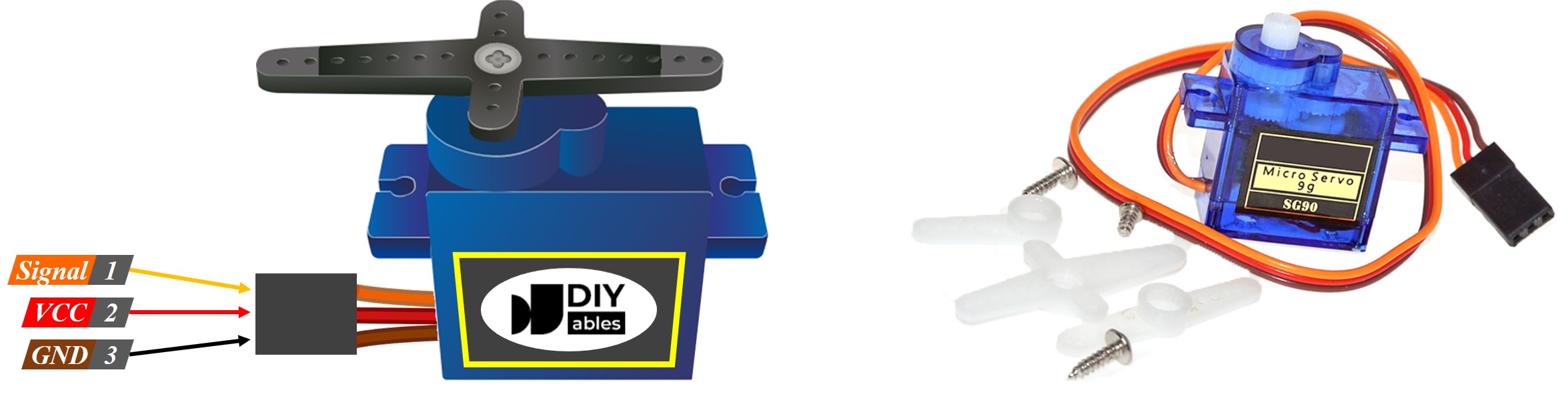 động cơ servo sơ đồ chân