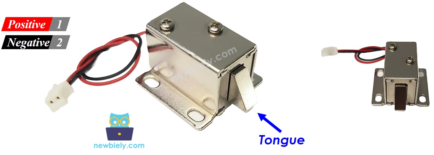khóa điện từ solenoid sơ đồ chân